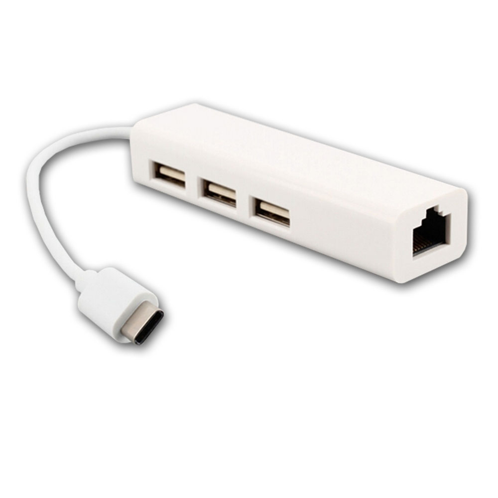 苹果电脑网卡转接器 雷电3转网口type-c转网线接口USB3.1网卡转换