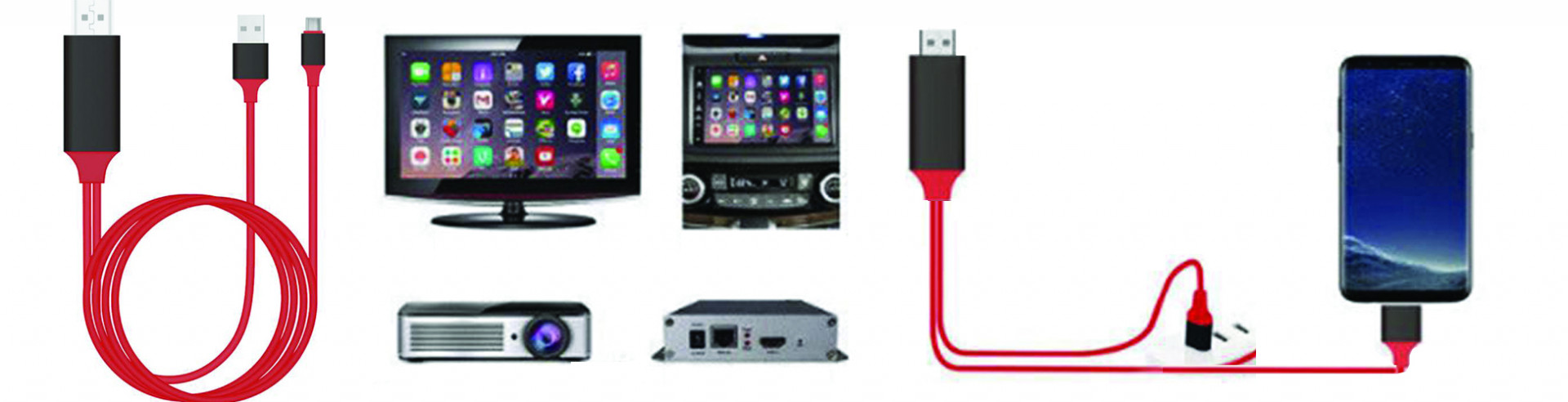 USB C高清4K高清连接电视适配器